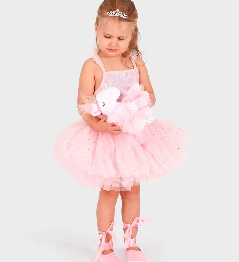 Den Goda Fen Halloween*Udklædning - Ballerina Kit w Match Set - Pink