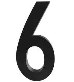 Bogstaver-Design Letters Alutal - 6 - Sort