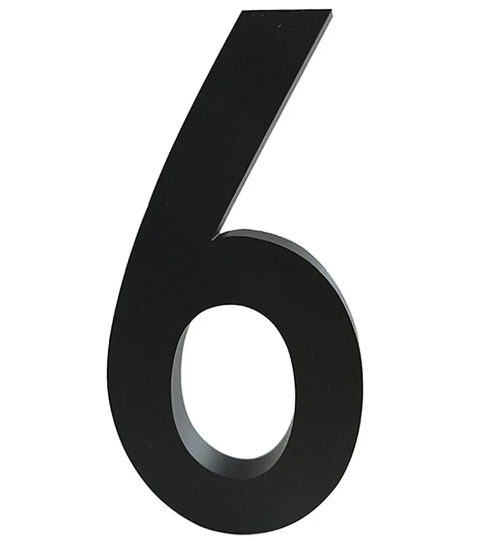 Bogstaver-Design Letters Alutal - 6 - Sort