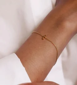 Design Letters Smykker*Armbånd - E - 18K Guldbelagt
