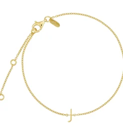 Design Letters Smykker*Armbånd - J - 18K Guldbelagt