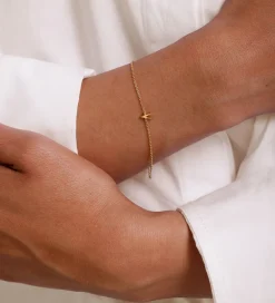Design Letters Smykker*Armbånd - V - 18K Guldbelagt
