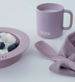 Tallerkener-Design Letters Dyb Tallerken - Mini Favourite - Lavender