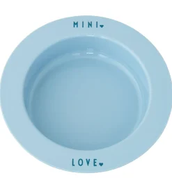 Tallerkener-Design Letters Dyb Tallerken - Mini Favourite - Light Blue