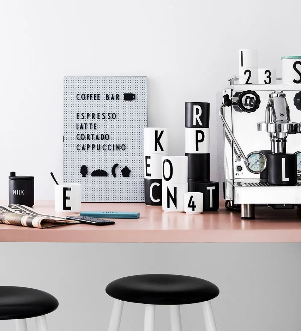 Design Letters Bogstaver*Ikoner - Fest - Sort