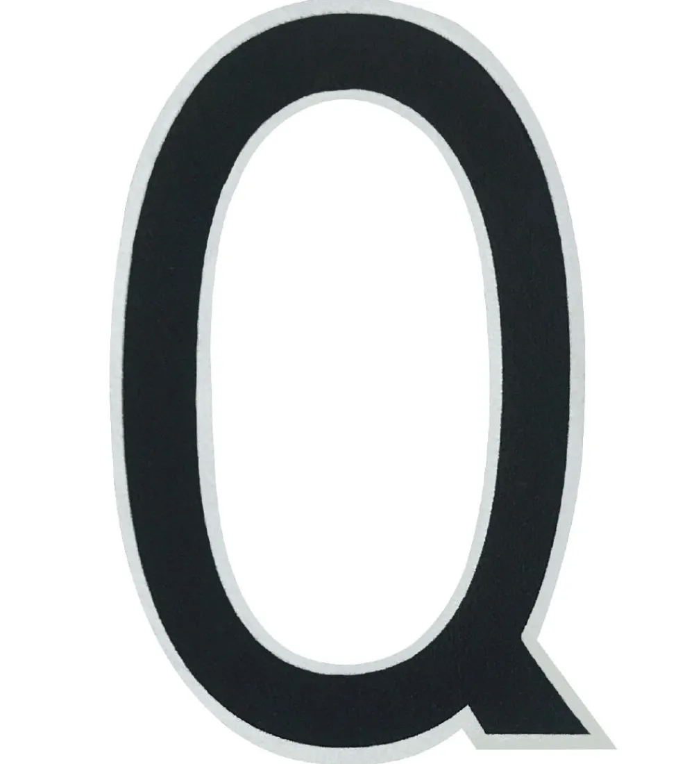Bogstaver|Mobilcovers-Design Letters Klistermærke - Mobil - Q - 5cm - Black