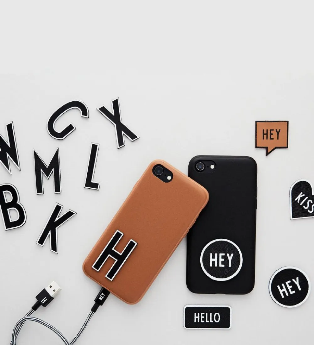 Bogstaver-Design Letters Klistermærke - Mobil - X - 5cm - Black