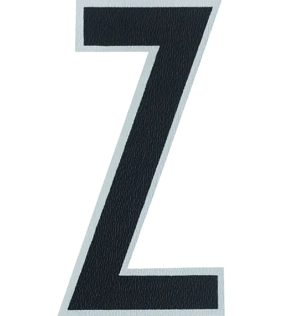 Design Letters Bogstaver*Klistermærke - Mobil - Z - 5cm - Black
