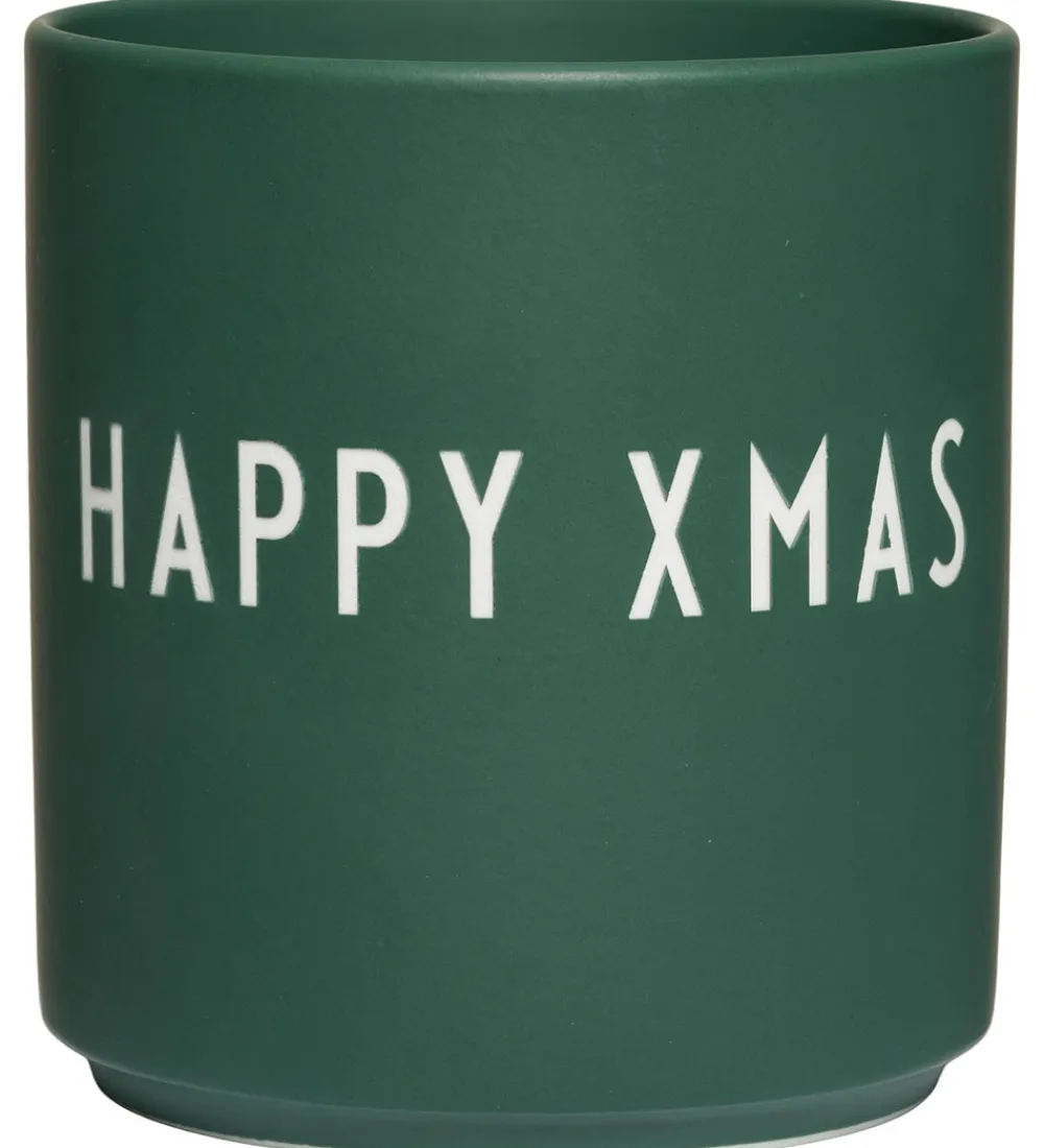 Kop Og Tudekop-Design Letters Kop - Favourite - Happy Xmas - Dark Green