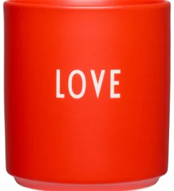 Spisetid|Kop Og Tudekop-Design Letters Kop - Mini - Love - Cherry Tomato