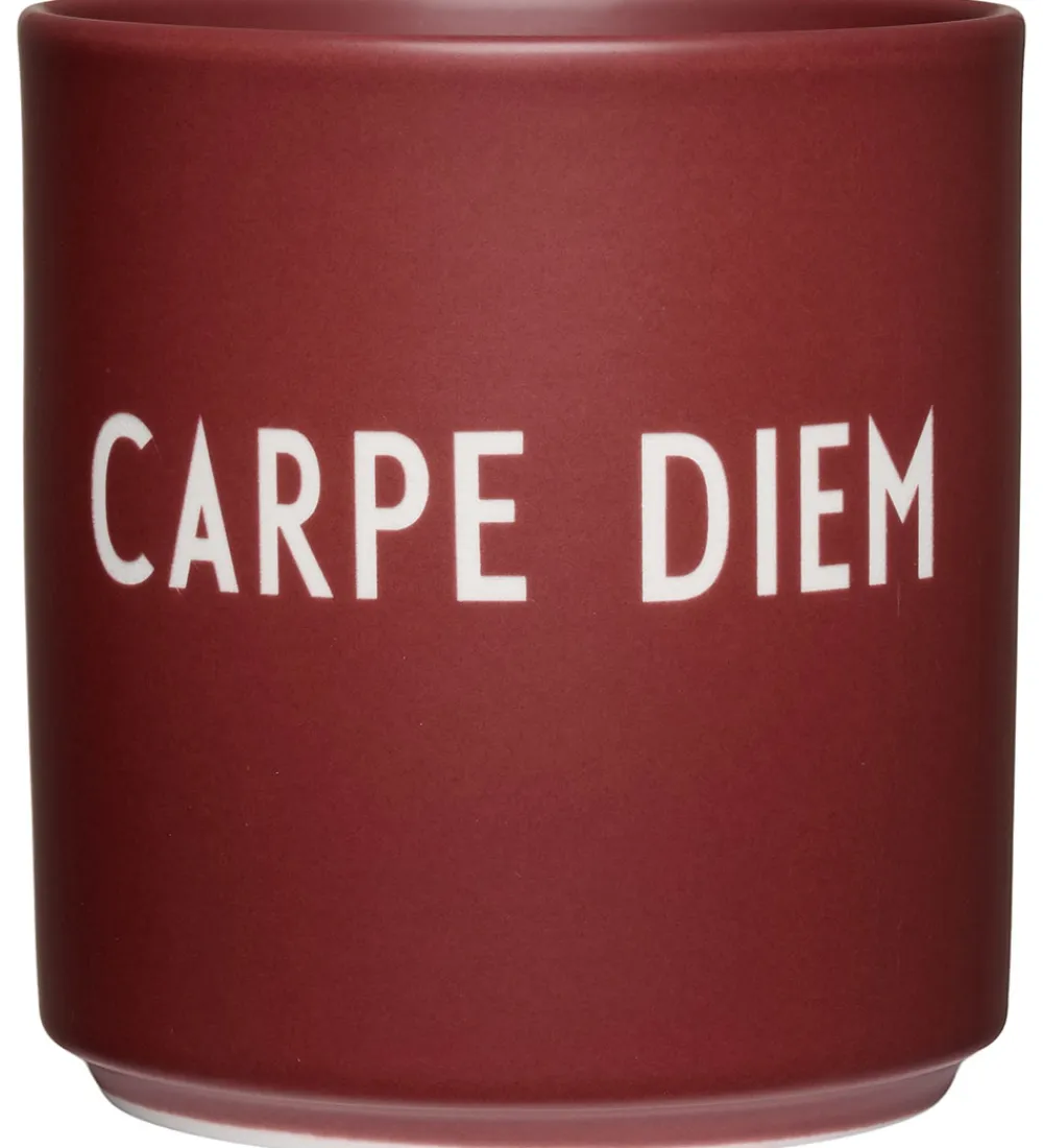 Design Letters Spisetid|Kop Og Tudekop*Kop - Mini - Carpe Diem - Syrrah Burgundy