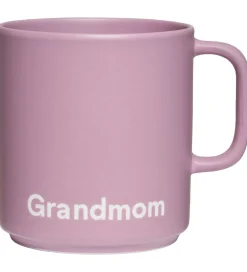 Kop Og Tudekop-Design Letters Krus - Favourite - Grandmom - Lavender