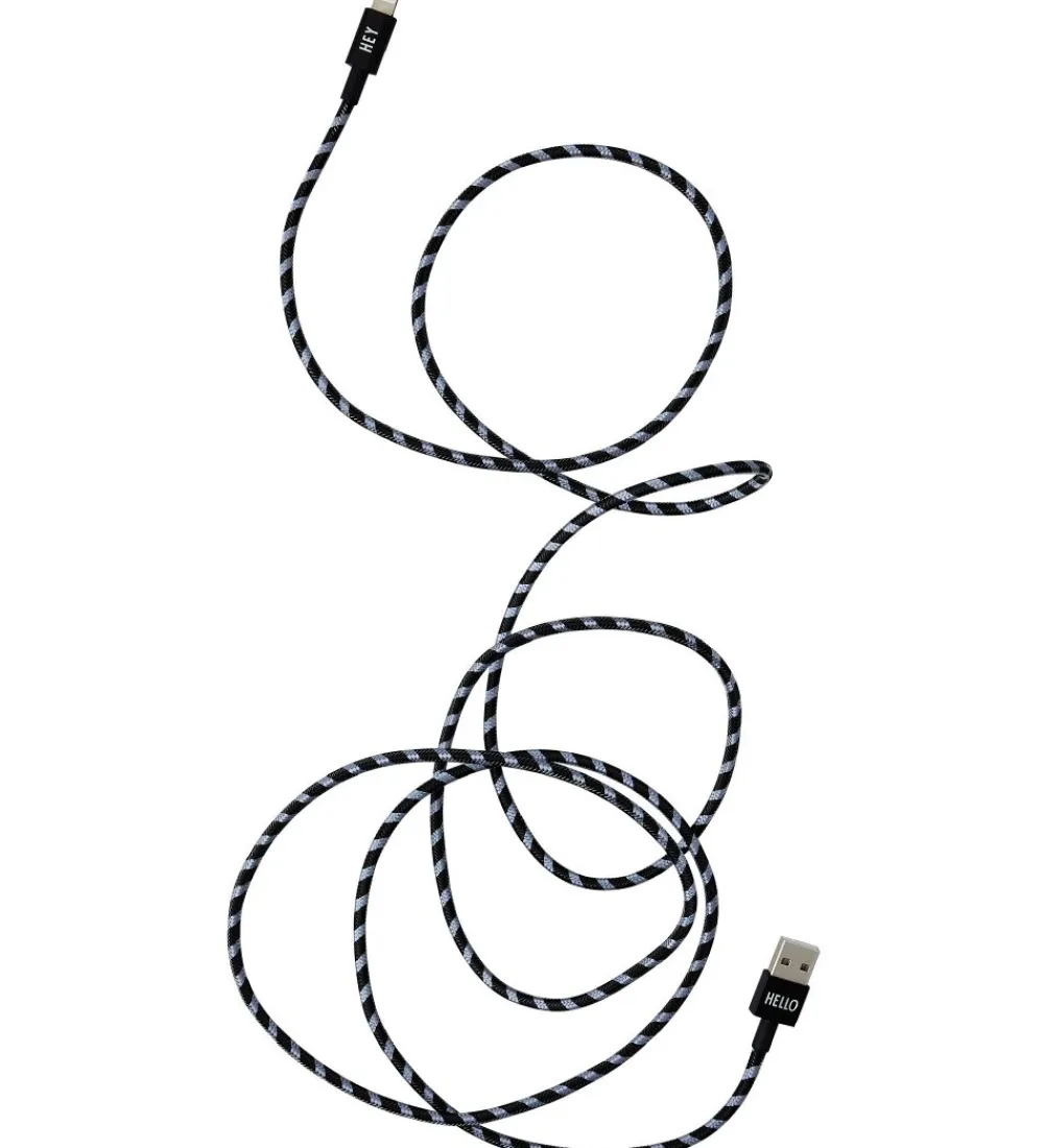 Adaptere Og Opladere-Design Letters Opladerkabel - iPhone - USB-A/Lightning - Striber