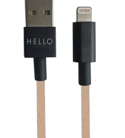 Adaptere Og Opladere-Design Letters Opladerkabel - iPhone - USB-A/Lightning - Beige