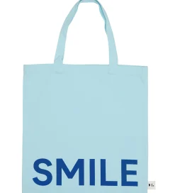 Shoppers-Design Letters Shopper - Smile - Ice Blue