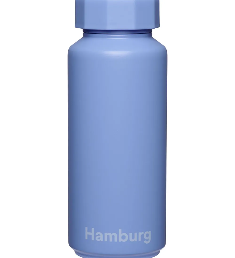 Design Letters Termoflasker|Spisetid*Termoflaske - 500 ml - Hamburg - Sky Blue