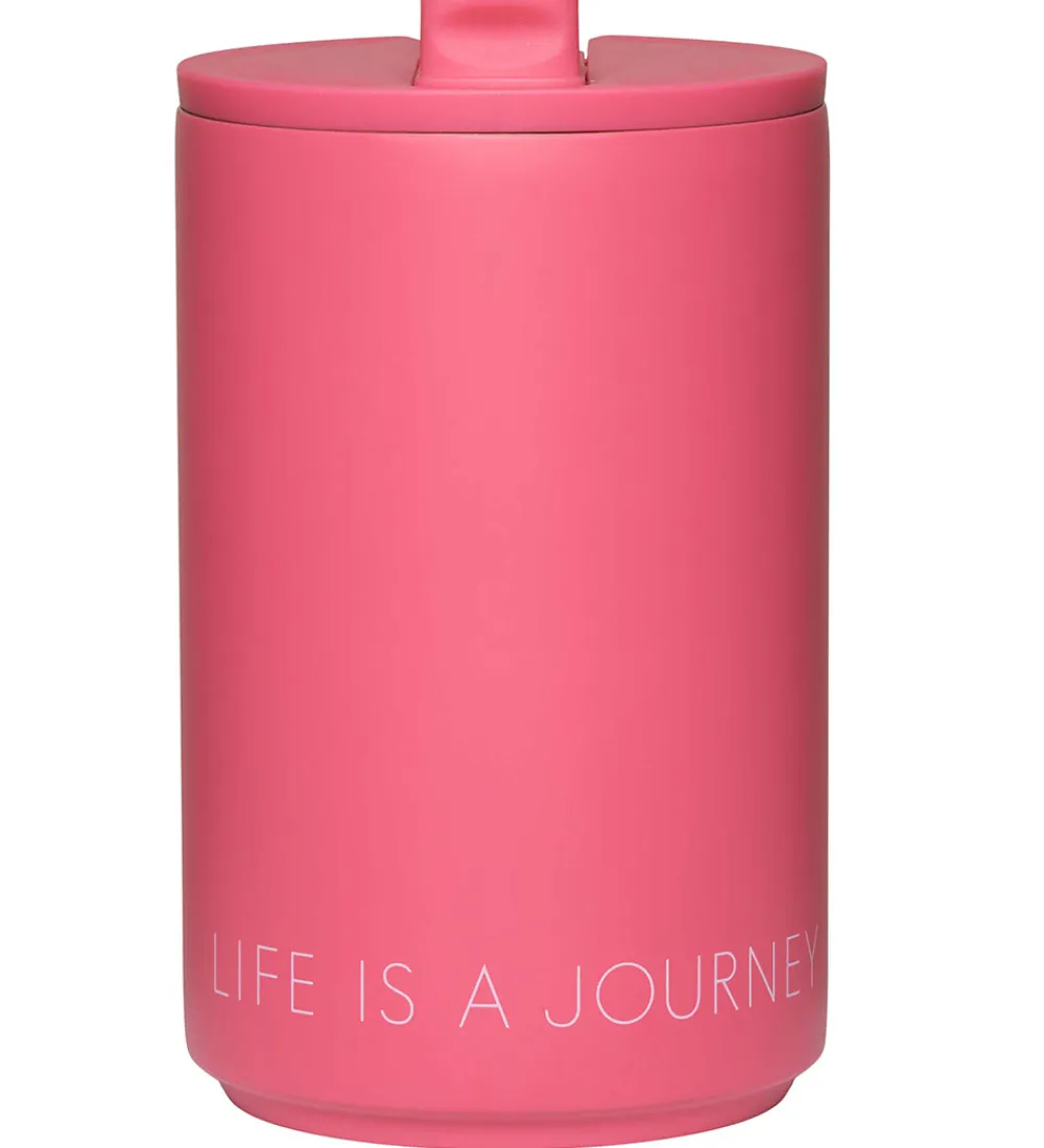 Design Letters Termoflasker*Termokop - To Go - 350 ml - Rosa