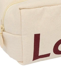 Design Letters Toilettasker|Pleje- Og Toiletartikler*Toilettaske - Love - Natur/Syrrah Burgundy