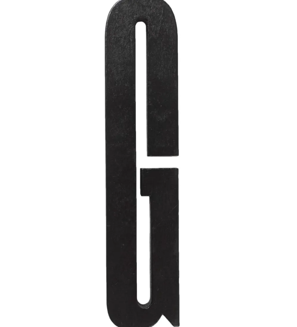 Bogstaver-Design Letters Træbogstaver - G - Sort