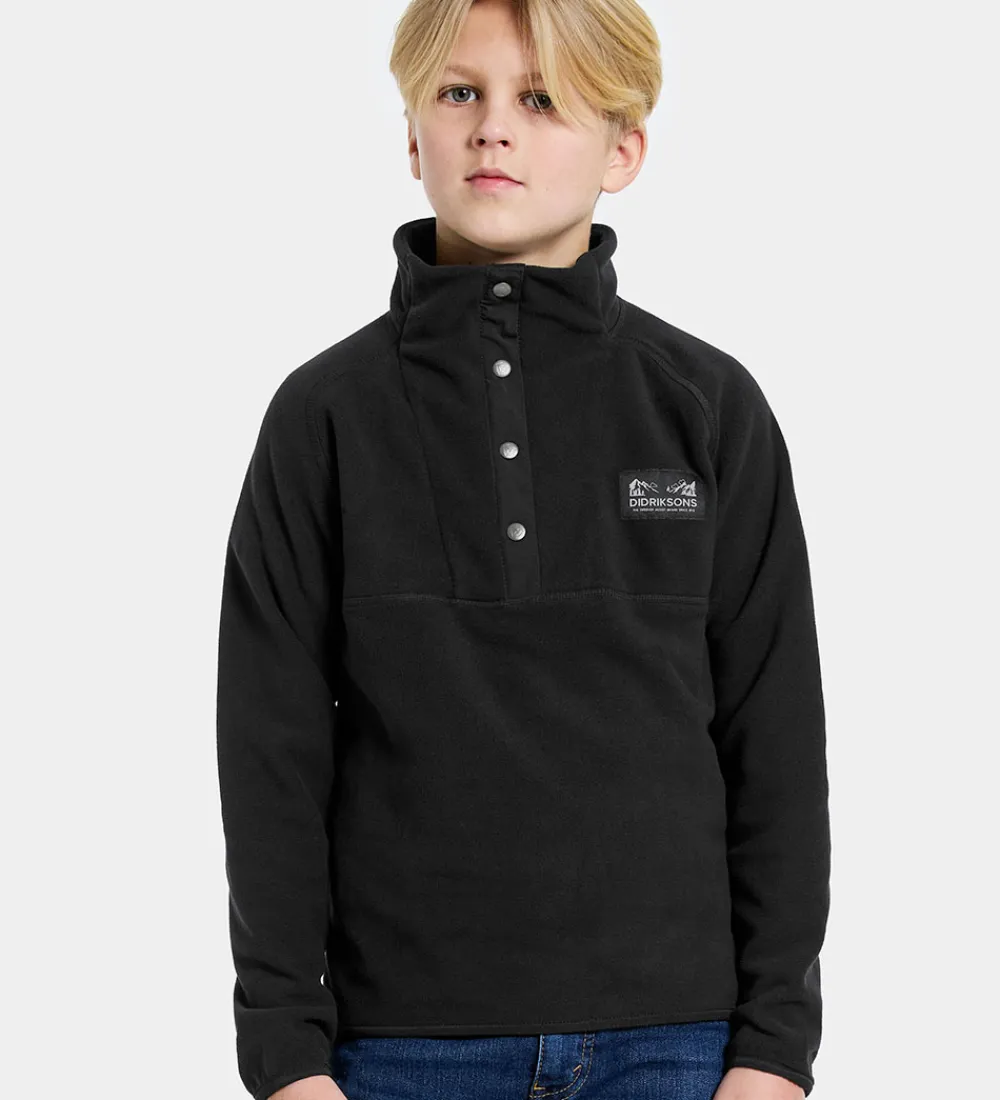 Didriksons Fleece*Fleecetrøje - Yokto - Sort