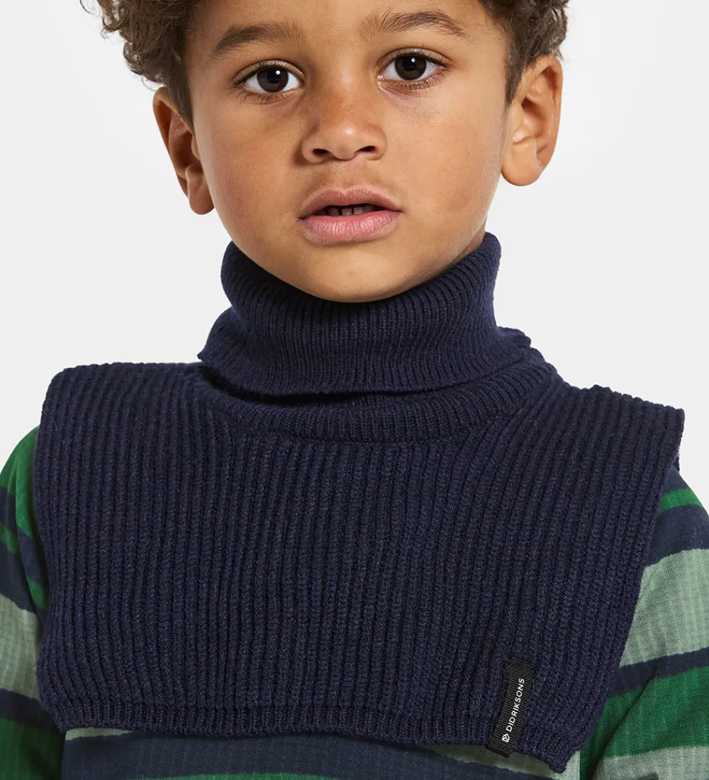 Didriksons Tørklæder|Halsedisser*Halsedisse - Strik/Rib - Delfinen - Navy