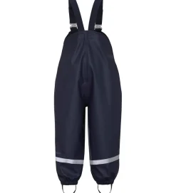 Regntøj-Didriksons Regnbukser m. Seler - PU - Plaskeman - Navy