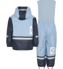 Regntøj-Didriksons Regntøj m. Fleece - Boardman - PU - Cloud Blue