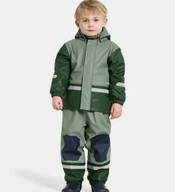 Regntøj-Didriksons Regntøj m. Fleece - PU - Boardman - Light Moss