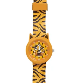 Ure-Djeco Armbåndsur - Orange m. Tiger