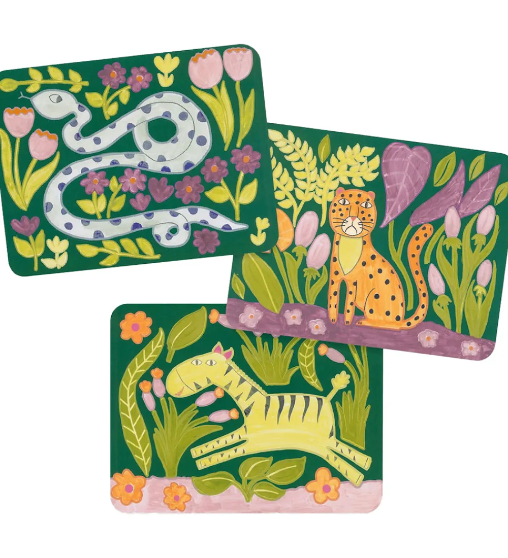 Djeco Skriveredskaber*Farvesæt - Palette Painting - Wild Ones
