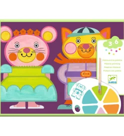 Skriveredskaber-Djeco Farvesæt - Palette Painting - Chubby Cheeks