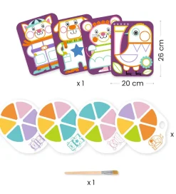 Skriveredskaber-Djeco Farvesæt - Palette Painting - Chubby Cheeks