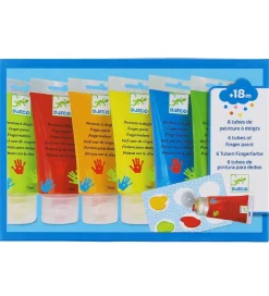 Djeco Maling*Fingermaling - 6 stk. - Multifarvet