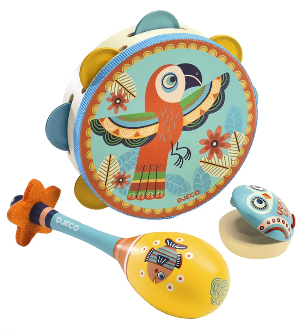 Musikinstrumenter-Djeco Instrumentsæt - 3 dele
