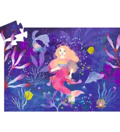 Djeco Puslespil*Puslespil - Ella The Mermaid - 36 Brikker