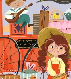 Djeco Puslespil*Puslespil - Mia's Journey - 36 Brikker