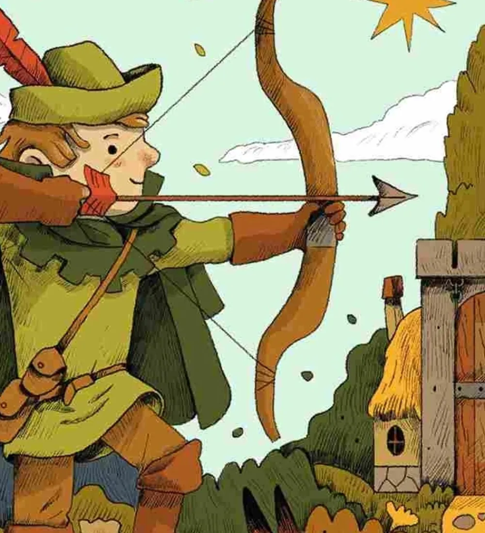 Puslespil-Djeco Puslespil - Robin Hood - 36 Brikker