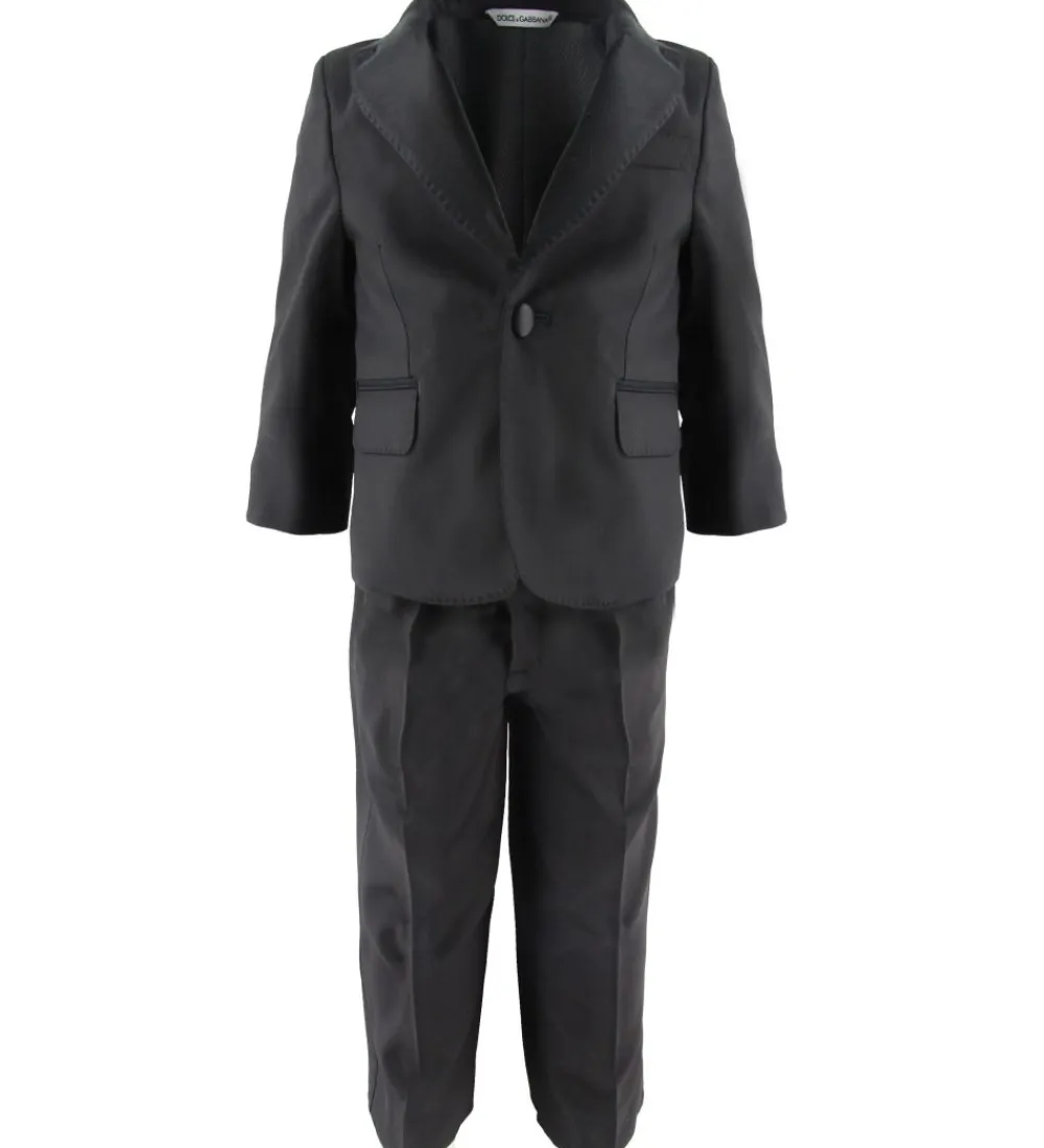 Jakkesæt Og Blazers-Dolce & Gabbana Jakkesæt - Uld/Viskose - Sort