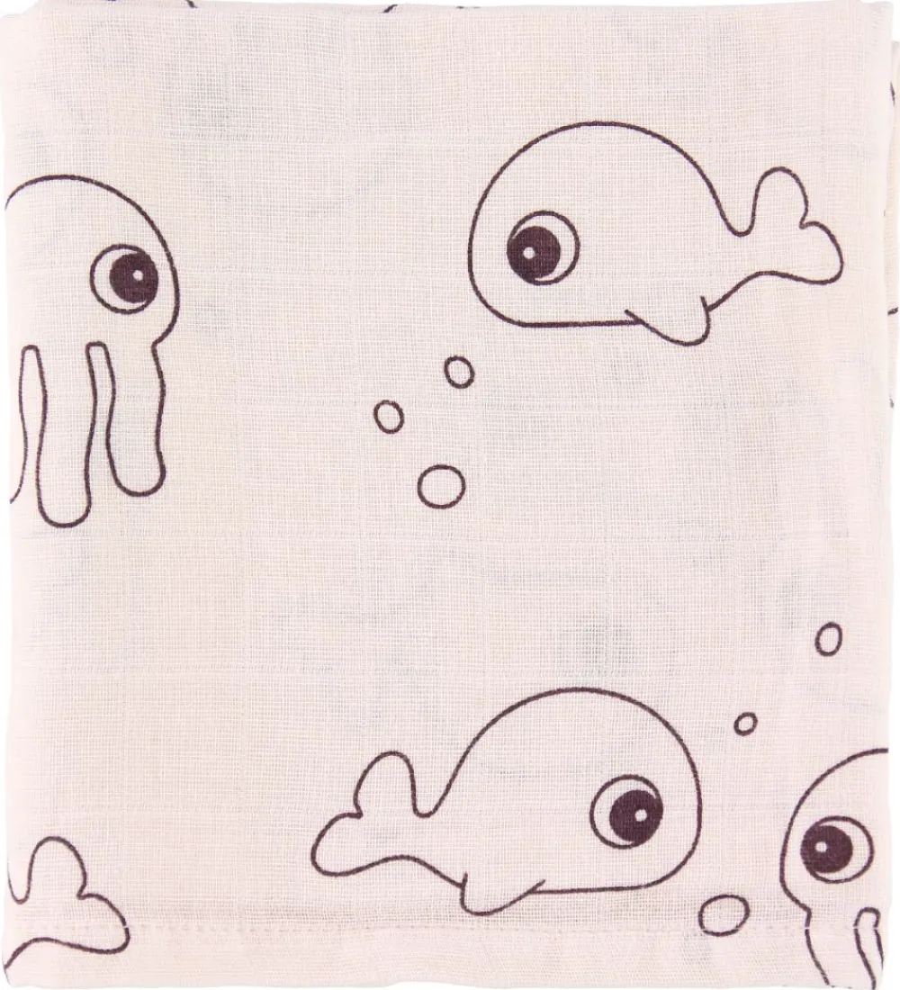 Done by Deer Babysvøb*Babysvøb - 120x120 - 2 stk - Sea Friends - Pudder