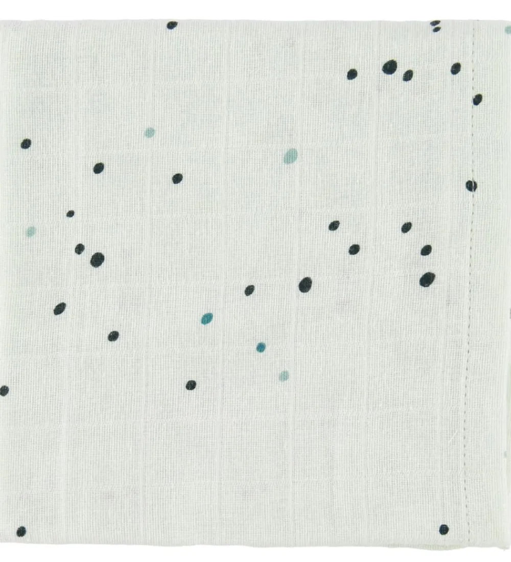 Babysvøb-Done by Deer Babysvøb - 120x120 - 2-pak - Blue Dreay Dots