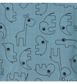 Done by Deer Sovetid|Babysvøb*Babysvøb - 120x120 cm - 2-pak - Contour Blue