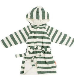 Done by Deer Badekåber*Badekåbe - Stripes Green