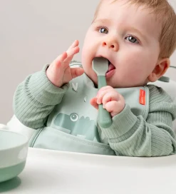 Børnebestik|Babyskeer-Done by Deer Skeer - 3-pak - Foodie - Grøn