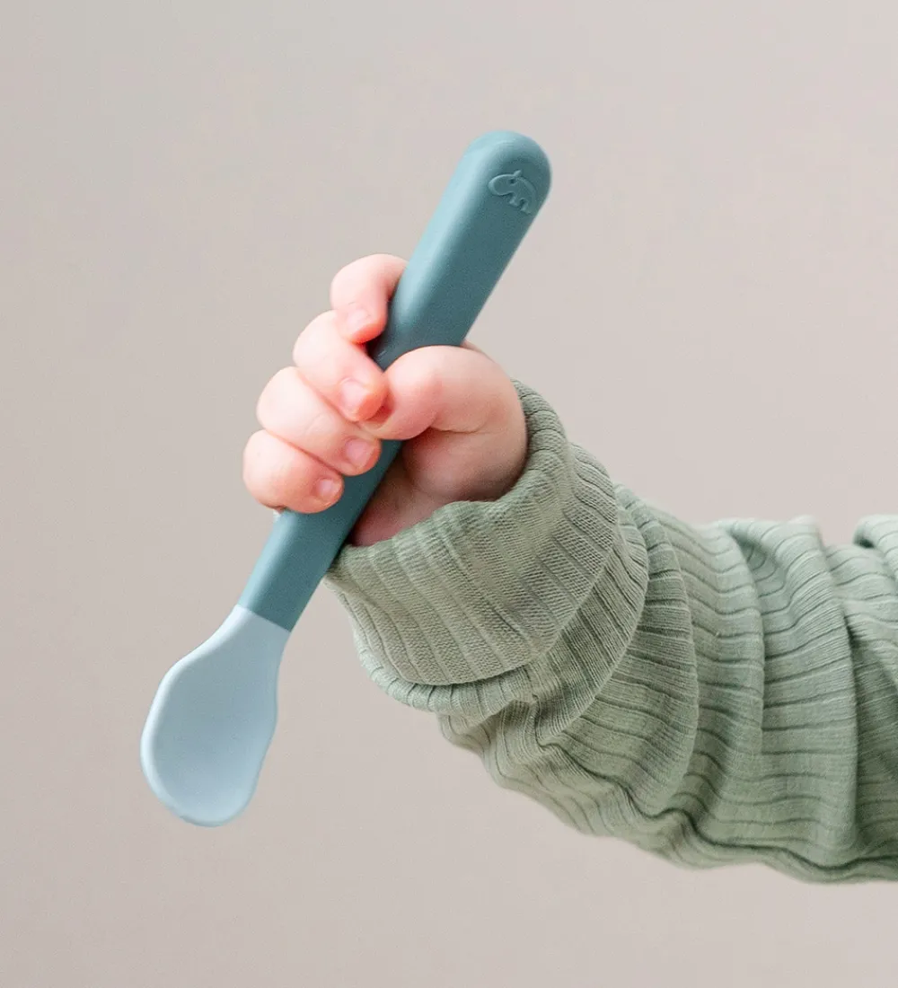 Børnebestik|Babyskeer-Done by Deer Skeer - 3-pak - Foodie - Blå