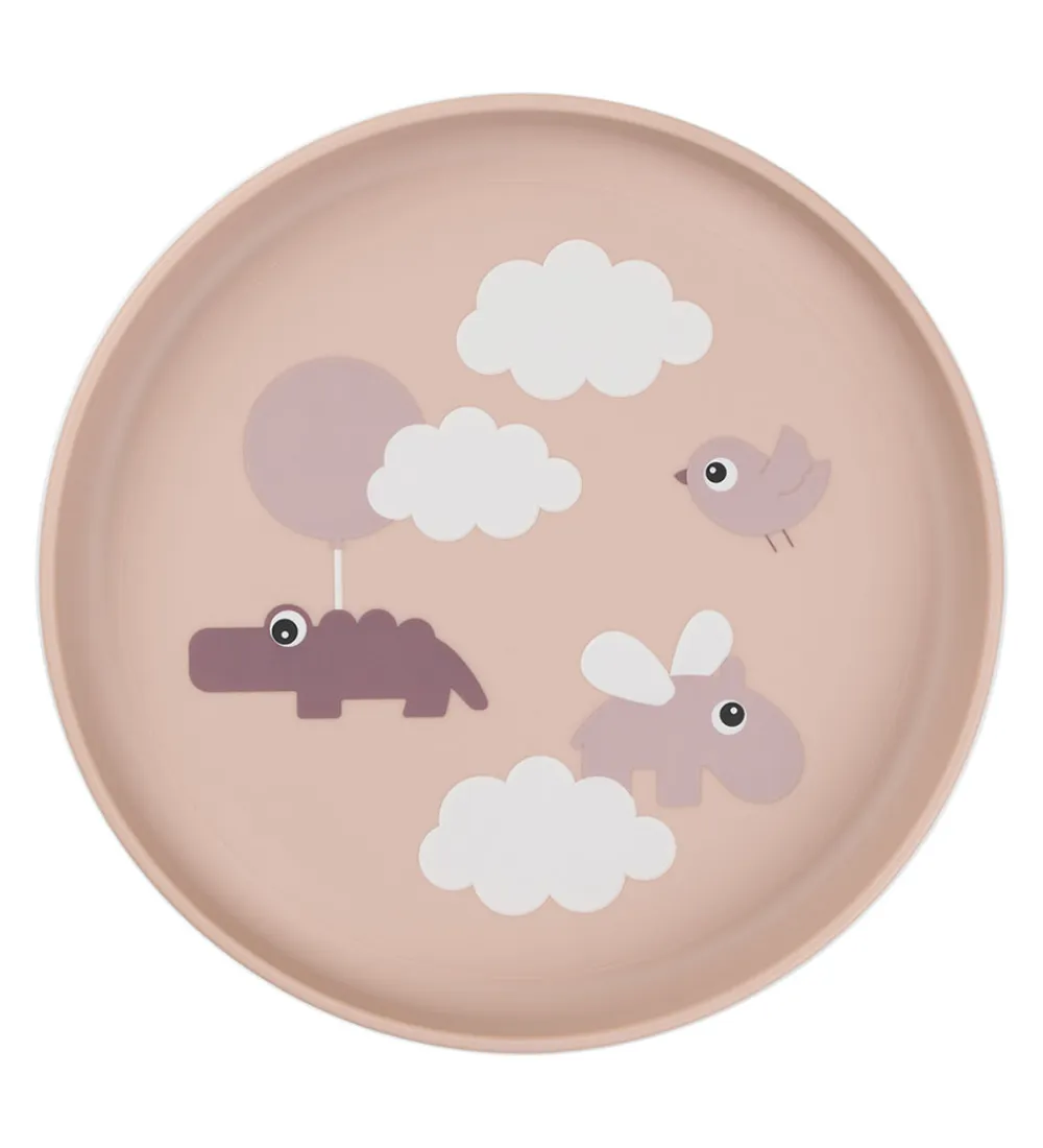 Done by Deer Tallerkener*Tallerken - Termoplast - Happy Clouds - Powder