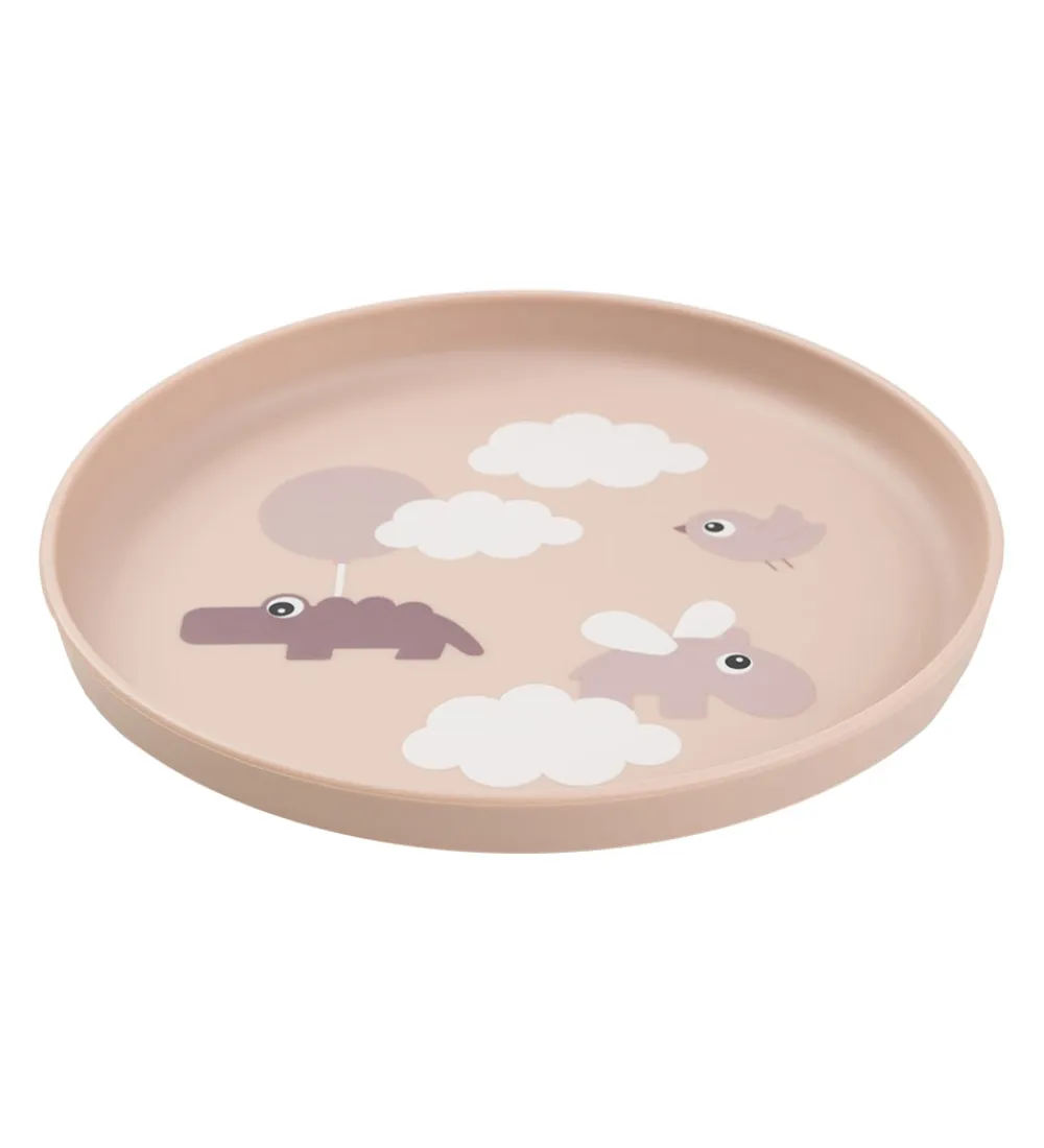 Done by Deer Tallerkener*Tallerken - Termoplast - Happy Clouds - Powder