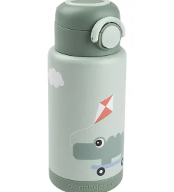 Done by Deer Termoflasker|Drikkedunke*Termoflaske - 340 ml - Playground - Grøn