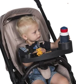 Barnevognsudstyr-Dooky Aktivitetsbakke/Snackbakke Til Barnevogn/Klapvogn - Sort