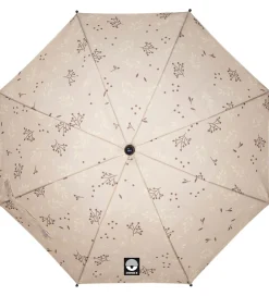 Barnevognsudstyr-Dooky Parasol/Paraply Til Klapvogn - UV50+ - Romantic Leaves Bei