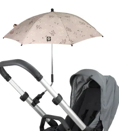 Barnevognsudstyr-Dooky Parasol/Paraply Til Klapvogn - UV50+ - Romantic Leaves Bei